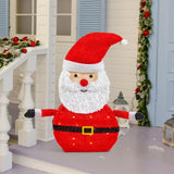 NNEDSZ LED Collapsible Tinsel Santa 70cm Twinkling