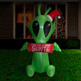 NNEDSZ Airpower Christmas Alien 210cm