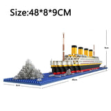 NNEDSZ NNEOBA Titanic Ship Toy with LED Light