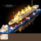 NNEDSZ NNEOBA Titanic Ship Toy with LED Light