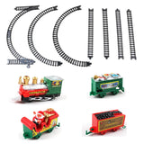 NNEDSZ Realistic Christmas Electric Train Set