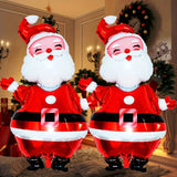 NNEDSZ Large Santa Claus Aluminum Foil Balloon