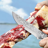 NNEDSZ NNEOBA Forged Cleaver Kitchen Chef Knife -  With Cover (2pcs)