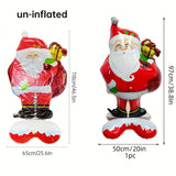NNEDSZ Extra Large Standing Santa Claus Foil Balloon