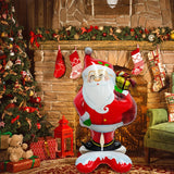 NNEDSZ Extra Large Standing Santa Claus Foil Balloon