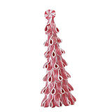 NNEDSZ Desktop Miniature Christmas Tree with Candy Cane Top