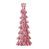 NNEDSZ Desktop Miniature Christmas Tree with Candy Cane Top