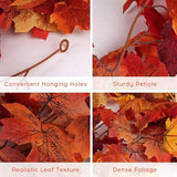 NNEDSZ 2M Artificial Fall Maple Leaf Garland