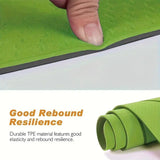 NNEDSZ Yoga Mat Exercise Workout Mats Fitness Mat for Home Gym Green 8mm