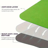 NNEDSZ Yoga Mat Exercise Workout Mats Fitness Mat for Home Gym Green 8mm