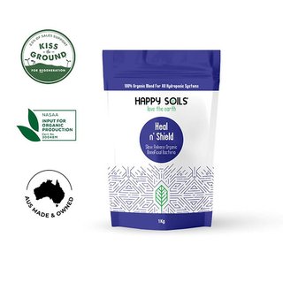 NNEDSZ 20Kg Happy Soils Heal n' Shield Granules - Slow Release Beneficial Bacteria