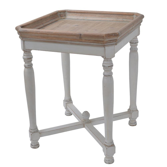 NNEDSZ SHABBY SQUARE SIDE TABLE