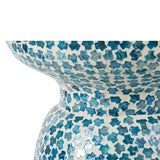NNEDSZ SANTORINI SHELL STOOL/SIDE TABLE
