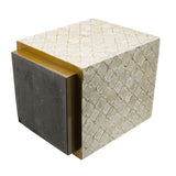 NNEDSZ HAYMEN SQUARE SHELL STOOL/TABLE