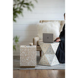 NNEDSZ HAYMEN SQUARE SHELL STOOL/TABLE