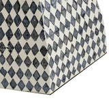 NNEDSZ MONOCHROME SHELL STOOL/SIDE TABLE
