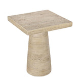 NNEDSZ LOGAN CEMENT SQUARE SIDE TABLE