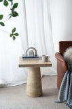 NNEDSZ LOGAN CEMENT SQUARE SIDE TABLE
