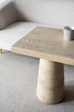 NNEDSZ LOGAN CEMENT SQUARE SIDE TABLE