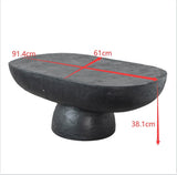 NNEDSZ BLACK IS BACK CEMENT COFFEE TABLE