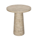 NNEDSZ LOGAN CEMENT ROUND SIDE TABLE