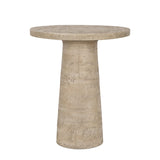 NNEDSZ LOGAN CEMENT ROUND SIDE TABLE