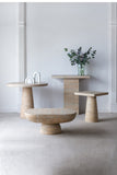 NNEDSZ LOGAN CEMENT ROUND SIDE TABLE