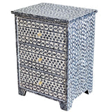 NNEDSZ SANTA FE SIDE SHELL INLAY SIDE TABLE