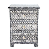 NNEDSZ SANTA FE SIDE SHELL INLAY SIDE TABLE