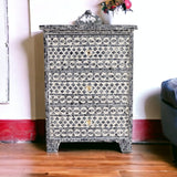 NNEDSZ SANTA FE SIDE SHELL INLAY SIDE TABLE