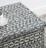 NNEDSZ SANTA FE SIDE SHELL INLAY SIDE TABLE