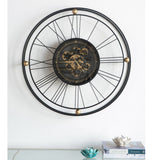 NNEDSZ TRAVELER WALL CLOCK WITH MOVING 3D MECHANISM