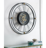 NNEDSZ TRAVELER WALL CLOCK WITH MOVING 3D MECHANISM