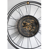 NNEDSZ TRAVELER WALL CLOCK WITH MOVING 3D MECHANISM