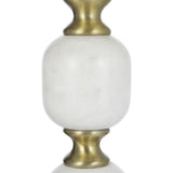 NNEDSZ JESICCA MARBLE AND ALUMINUIM HAND MADE SIDE TABLE