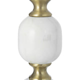 NNEDSZ PEBBLE MARBLE AND ALUMINUIM HAND MADE SIDE TABLE