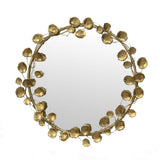 NNEDSZ GOLD LEAF DESIGNER WALL MIRROR