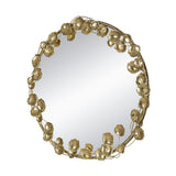 NNEDSZ GOLD LEAF DESIGNER WALL MIRROR