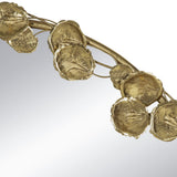 NNEDSZ GOLD LEAF DESIGNER WALL MIRROR