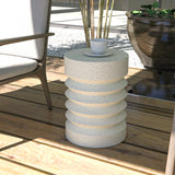 NNEDSZ LOLA CEMENT SIDE TABLE