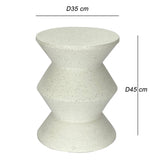 NNEDSZ MOSS CEMENT SIDE TABLE
