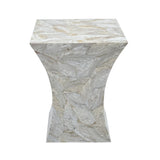 NNEDSZ GLEESON MOTHER OF PEARL HAND MADE SIDE TABLE