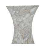 NNEDSZ GLEESON MOTHER OF PEARL HAND MADE SIDE TABLE