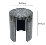 NNEDSZ MONO MOTHER OF PEARL HAND MADE SIDE TABLE