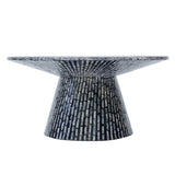 NNEDSZ TRIDENT MOTHER OF PEARL HAND MADE COFFEE TABLE