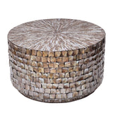 NNEDSZ MARINER MOTHER OF PEARL HAND MADE COFFEE TABLE