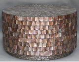 NNEDSZ MARINER MOTHER OF PEARL HAND MADE COFFEE TABLE
