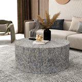 NNEDSZ MONT BLANC MOTHER OF PEARL HAND MADE COFFEE TABLE