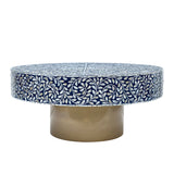 NNEDSZ BLUESY MOTHER OF PEARL HAND MADE COFFEE TABLE