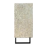 NNEDSZ MOTHER OF PEARL HAND MADE SWIRL SIDEBOARD